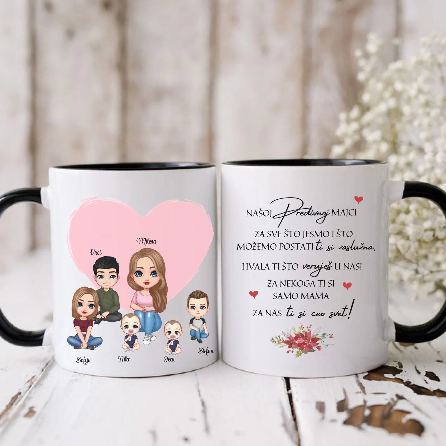Majka i Deca - Šoljica - Customizer - Kreativa -