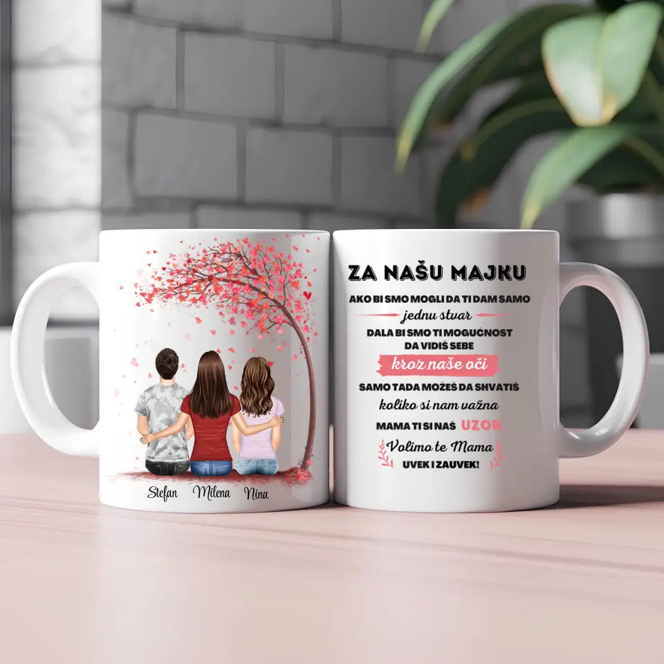 Majka, sin i ćerka - Šoljica