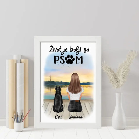 Devojka i Pas Poster