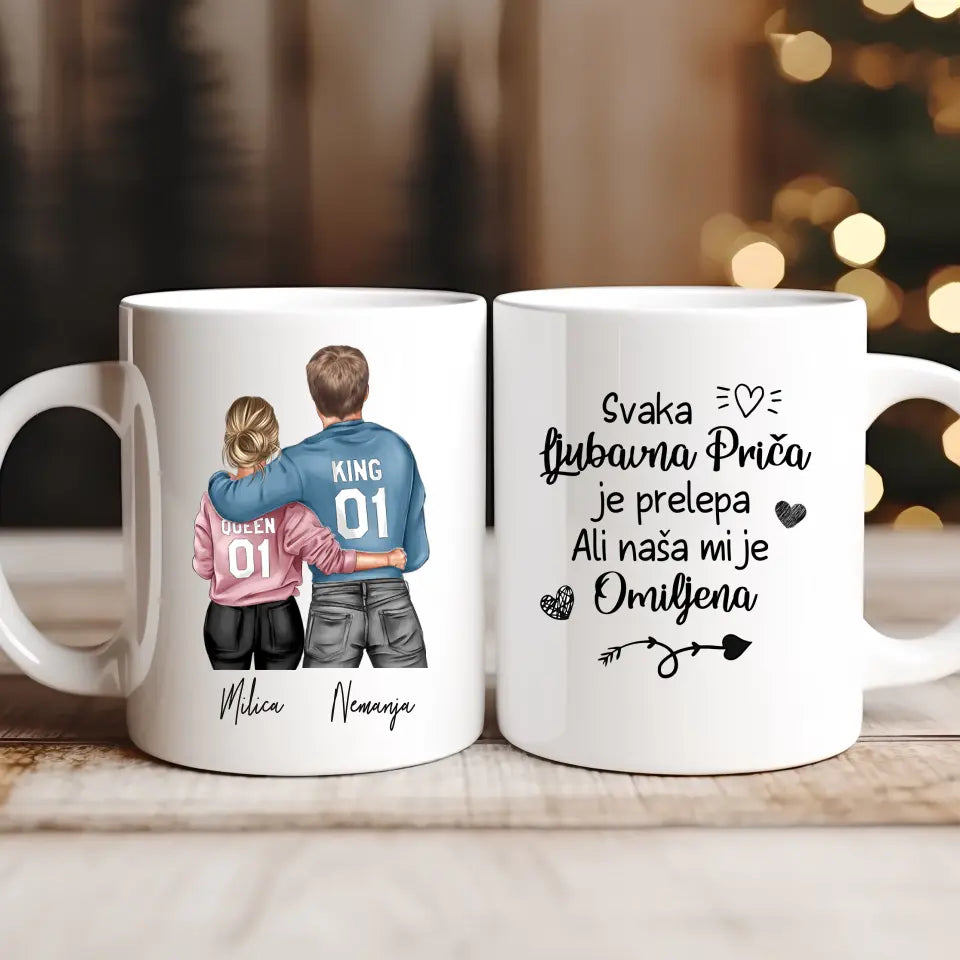 King & Queen Šoljica