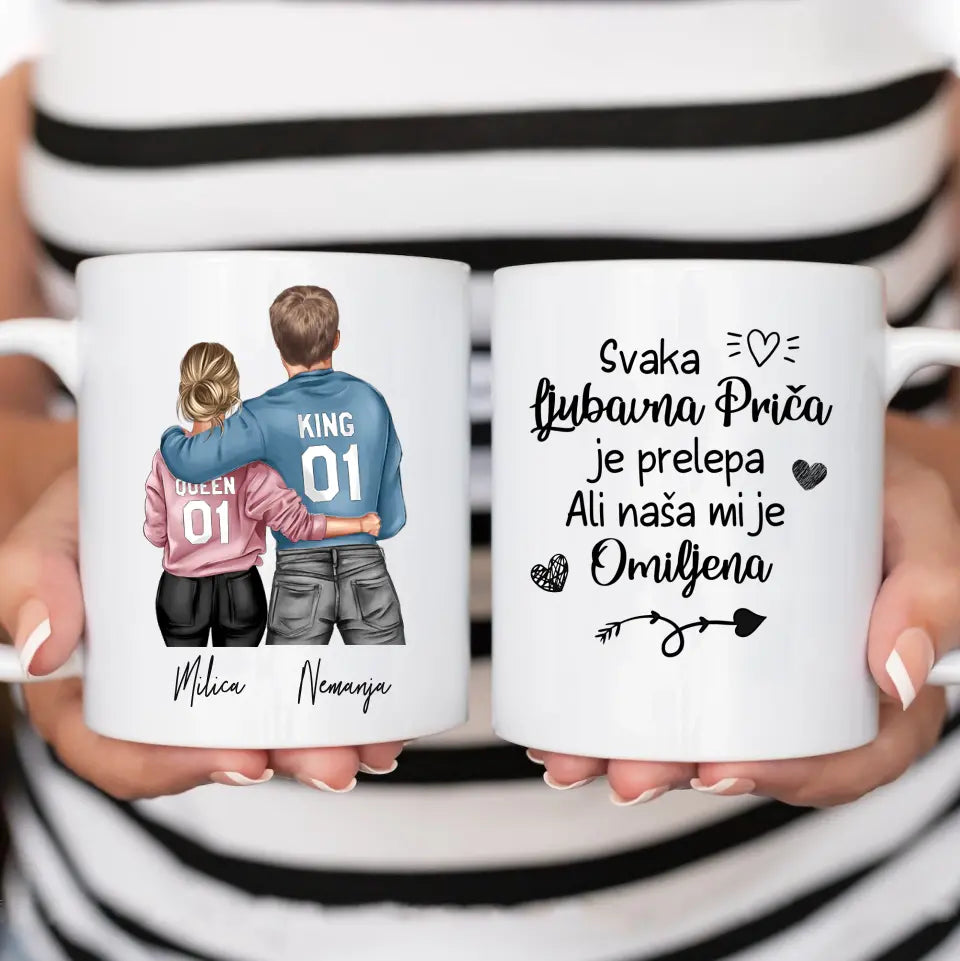 King & Queen Šoljica