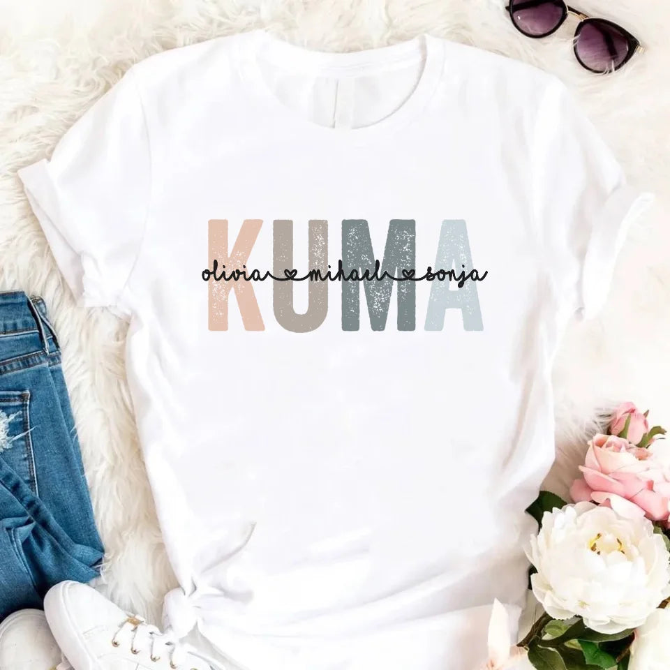Kuma Majica - Dodajte Imena Dece