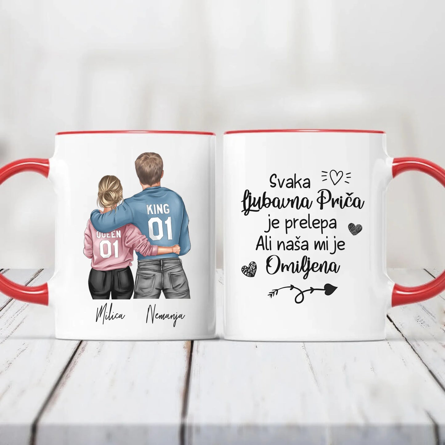 King & Queen Šoljica