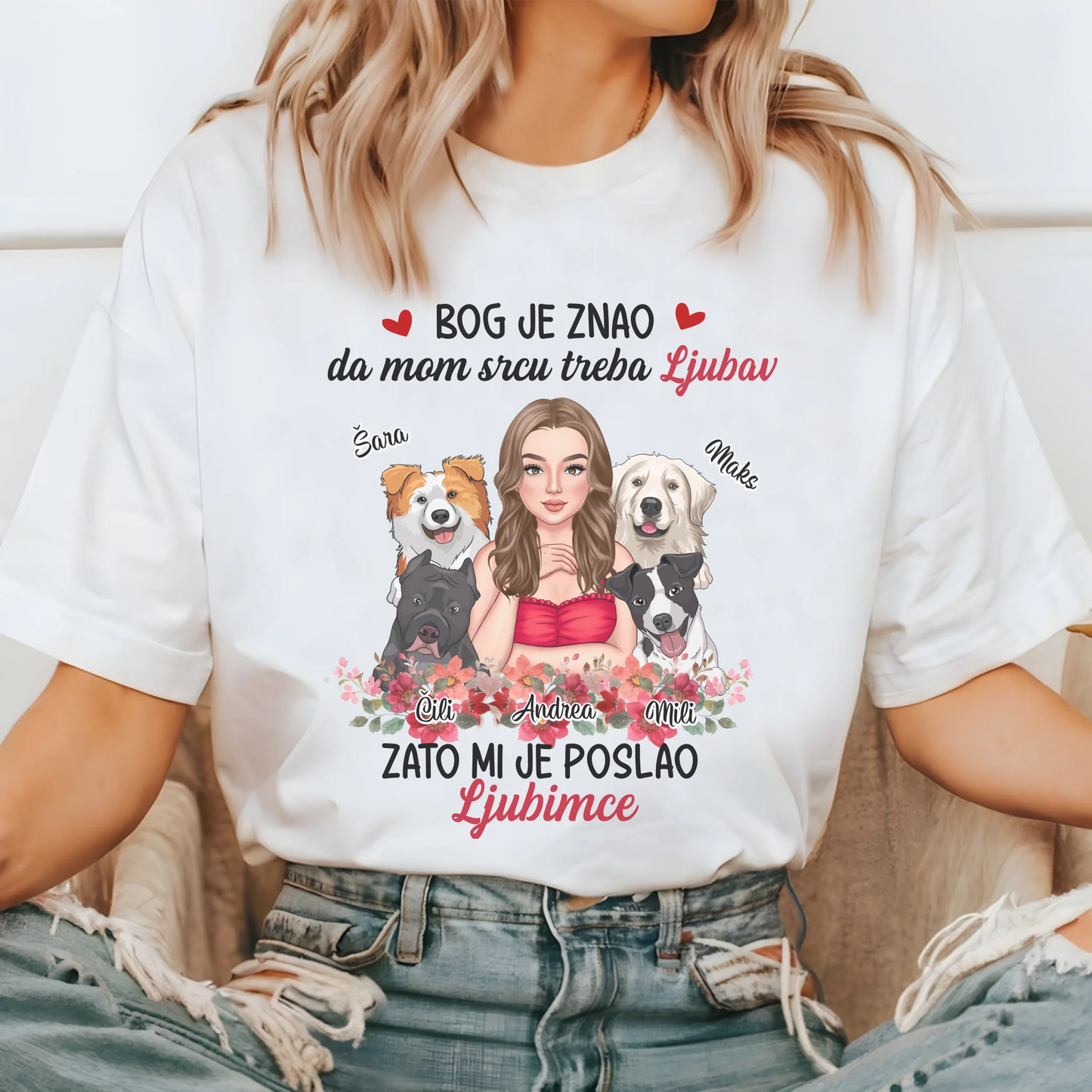 Mom srcu treba ljubav - Majica