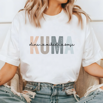 Kuma Majica - Dodajte Imena Dece