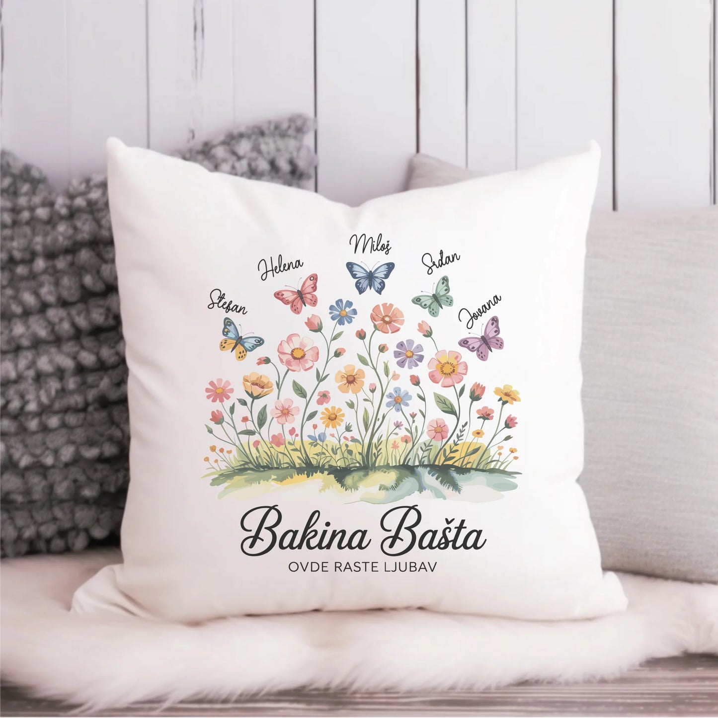 Bakina Bašta sa leptirićima - Jastuk