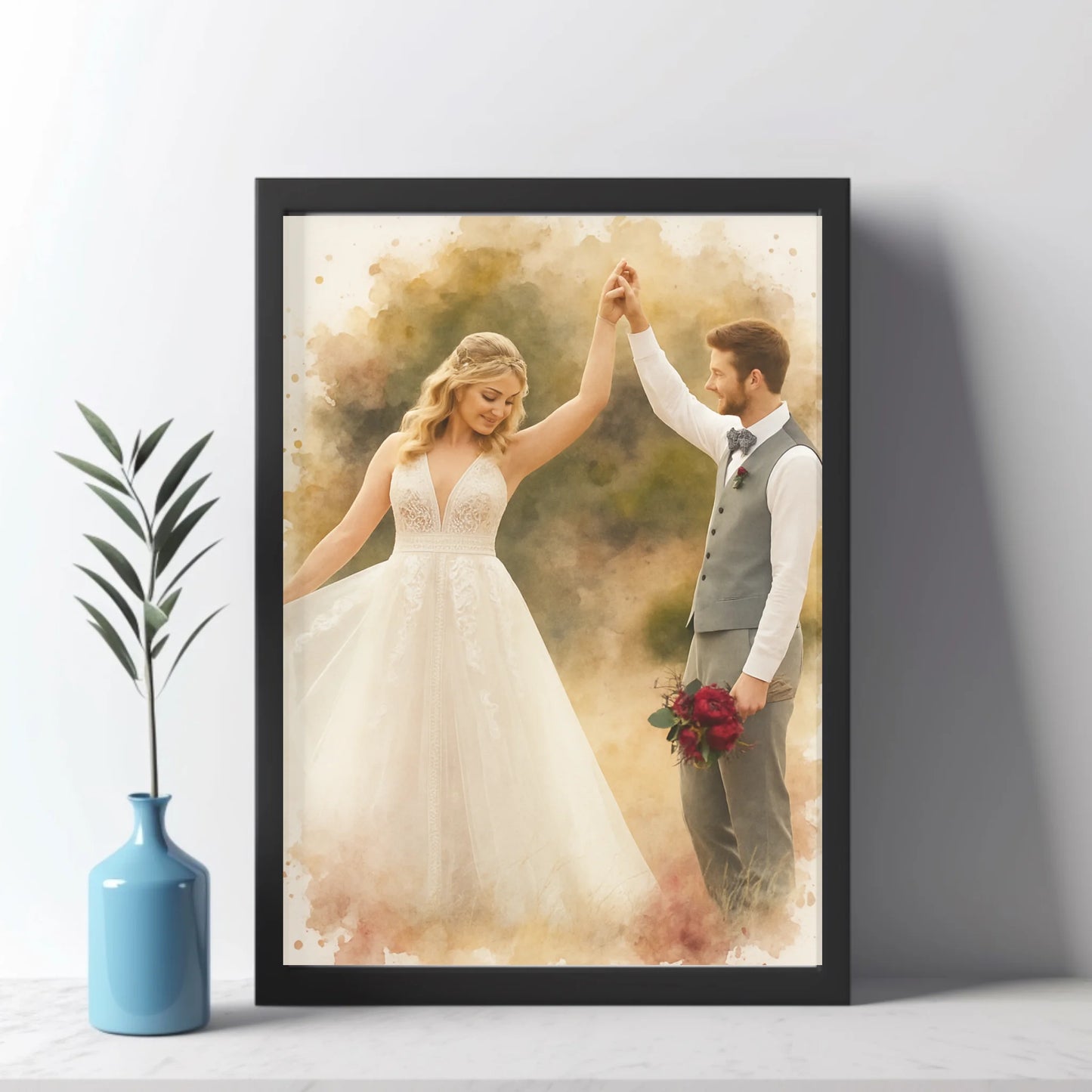 Akvarelni poster za parove