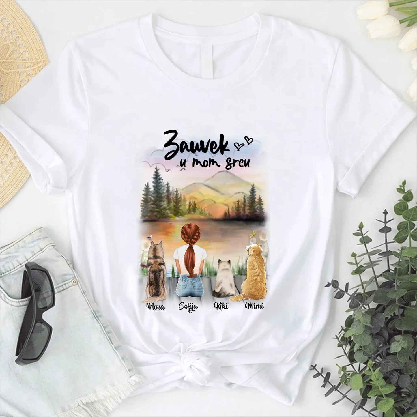 Devojka i Ljubimci - Majica
