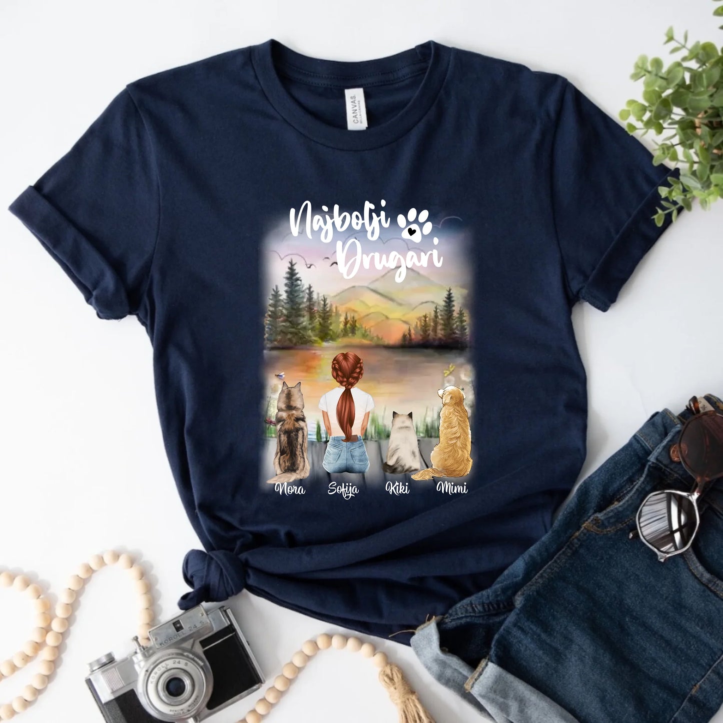 Devojka i Ljubimci - Majica
