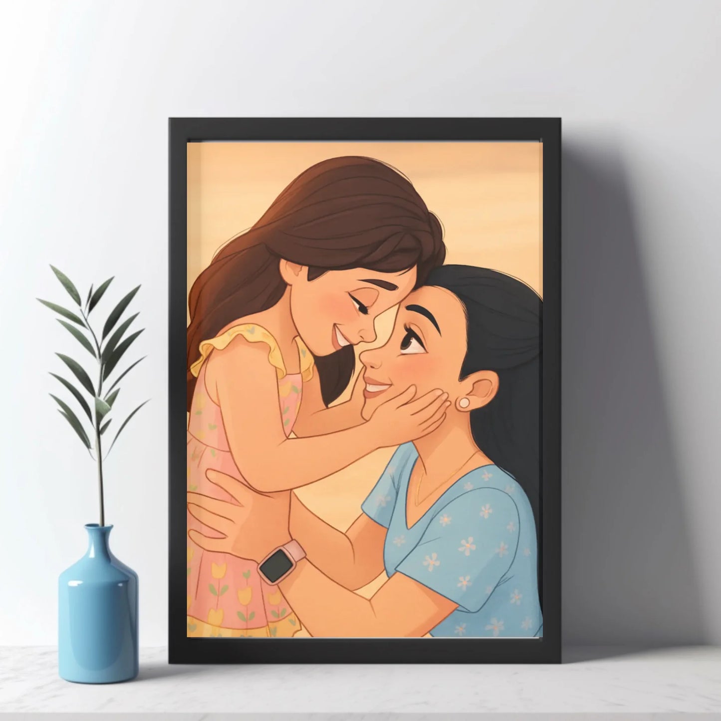 Vaša fotografija u Disney Stilu - Uramljen Poster