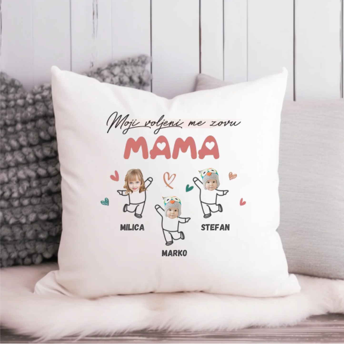 Moji voljeni me zovu - Mama - Jastuk