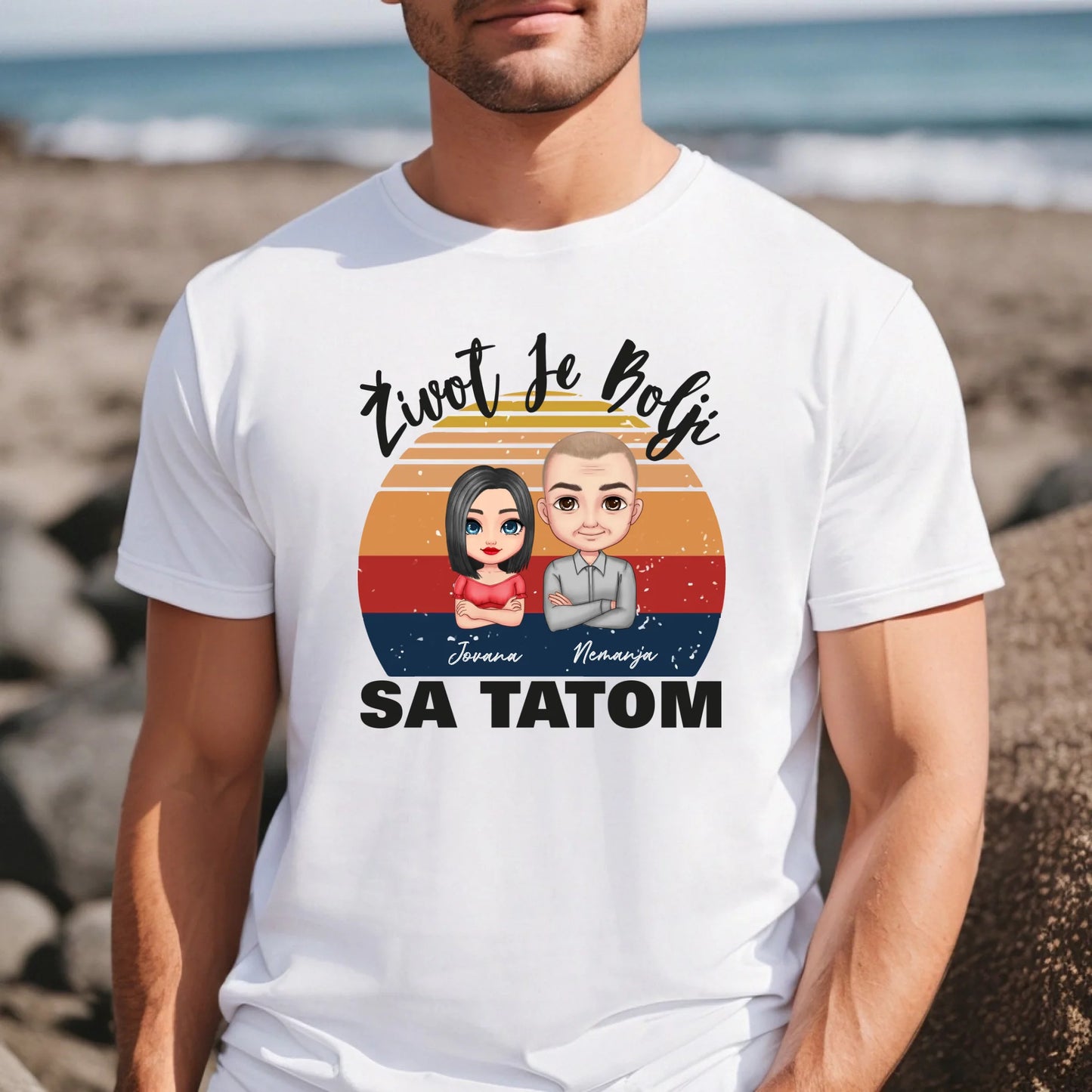 Život je bolji sa tatom - Majica