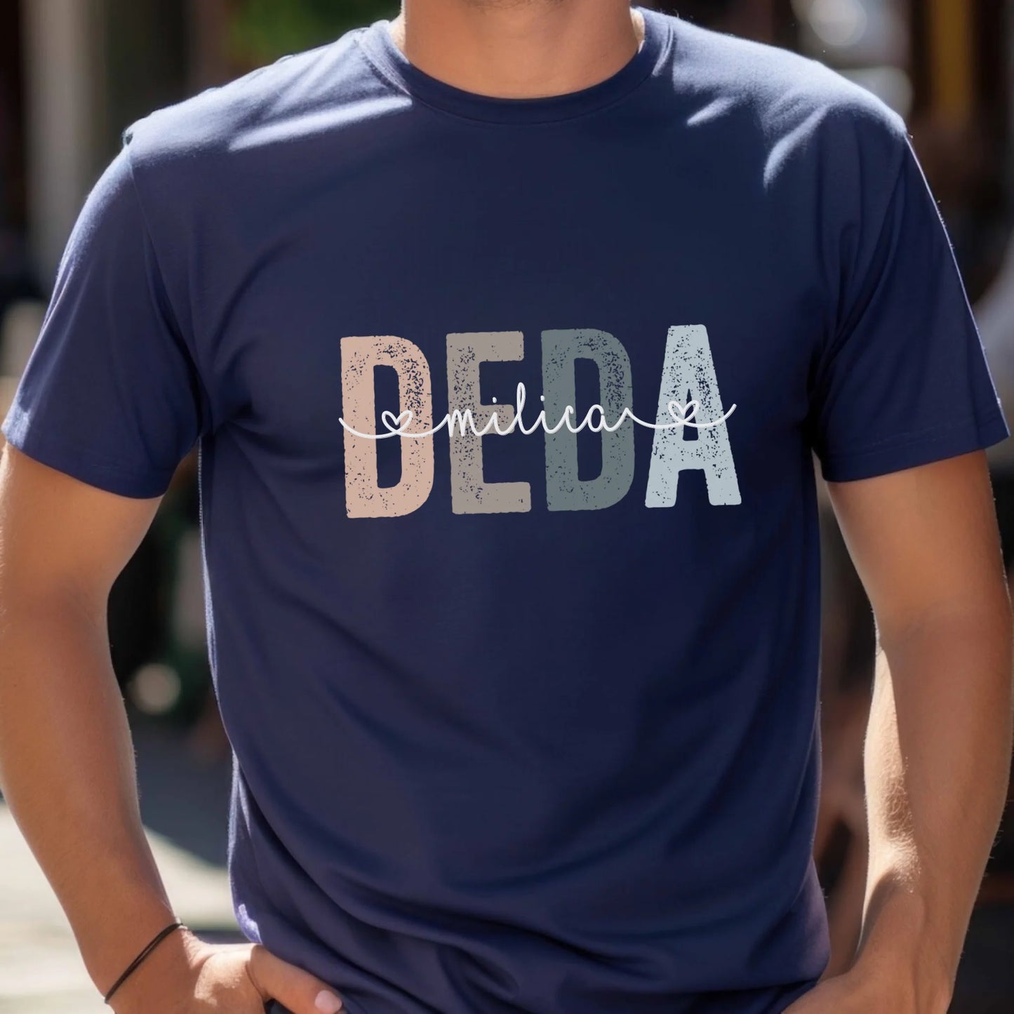 Deda sa imenima dece - Majica