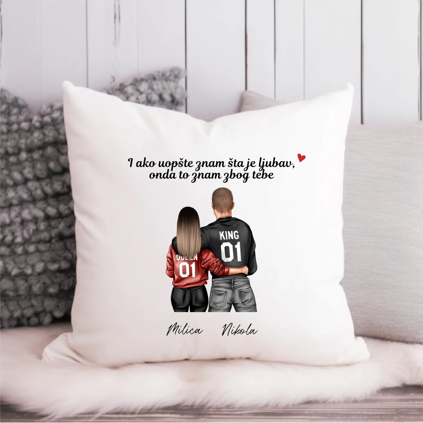 King & Queen jastuk