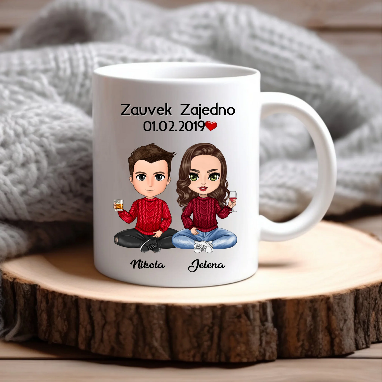 Zauvek zajedno šolja