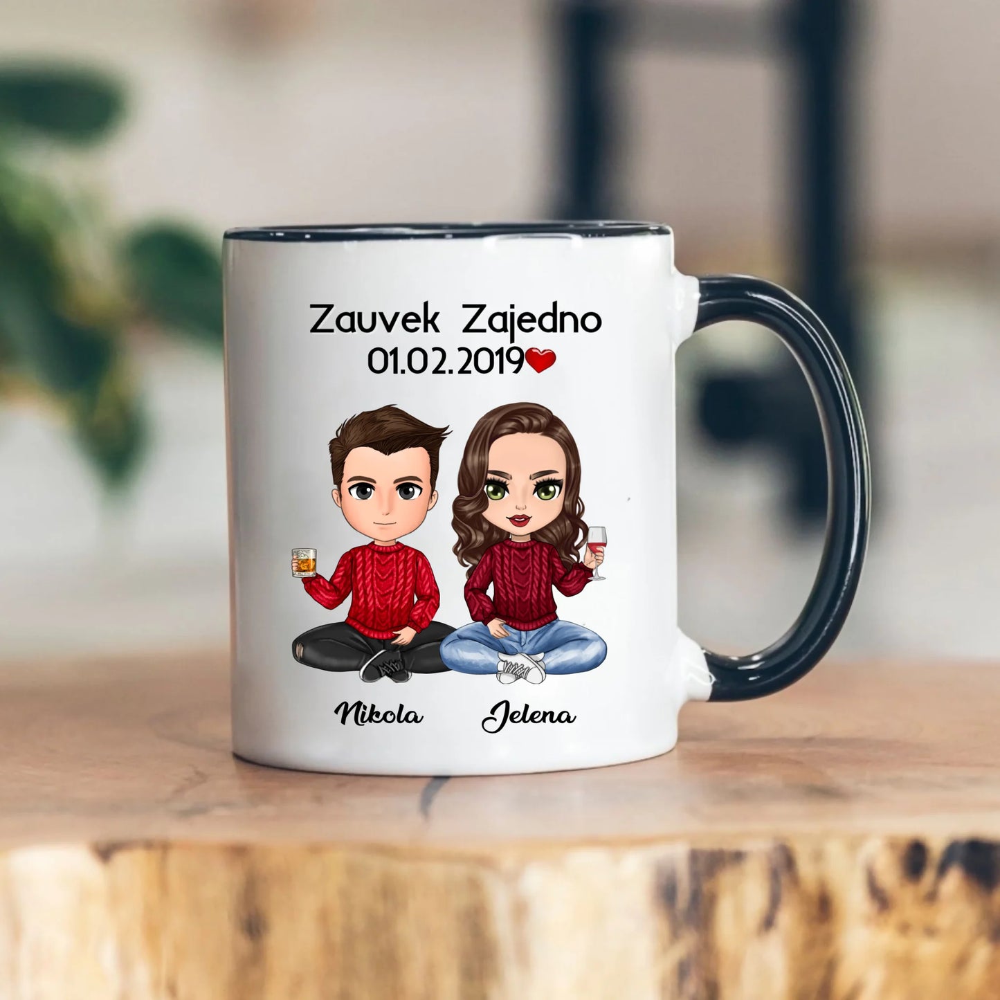 Zauvek zajedno šolja