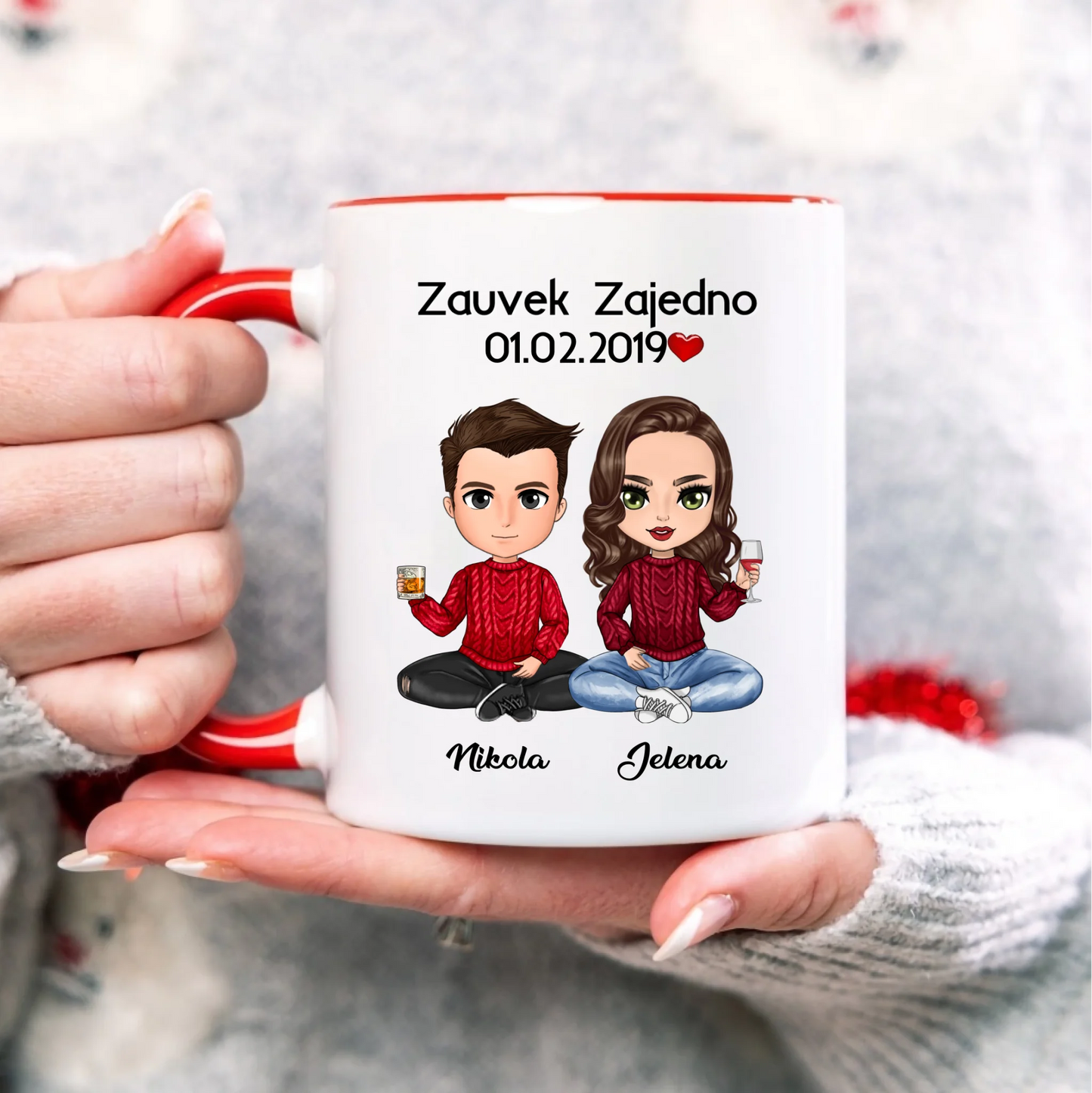 Zauvek zajedno šolja