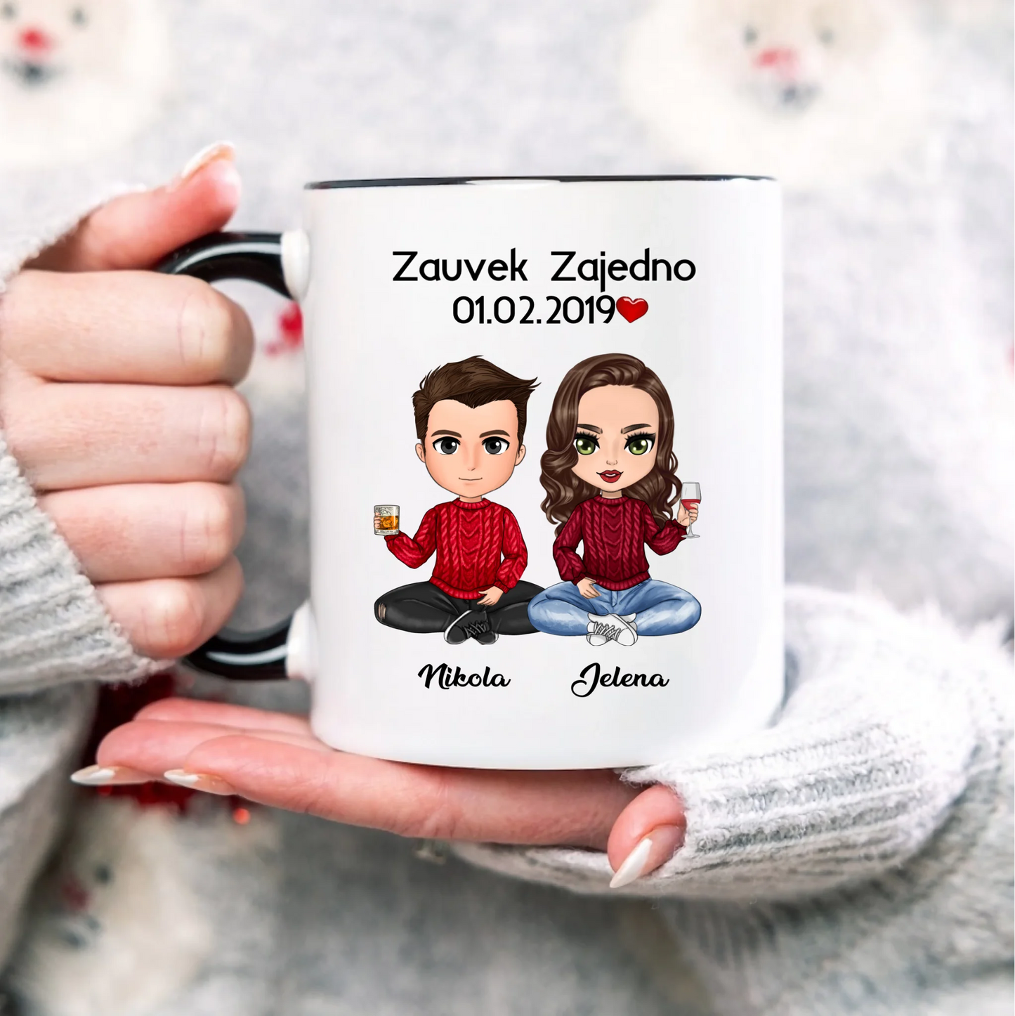 Zauvek zajedno šolja