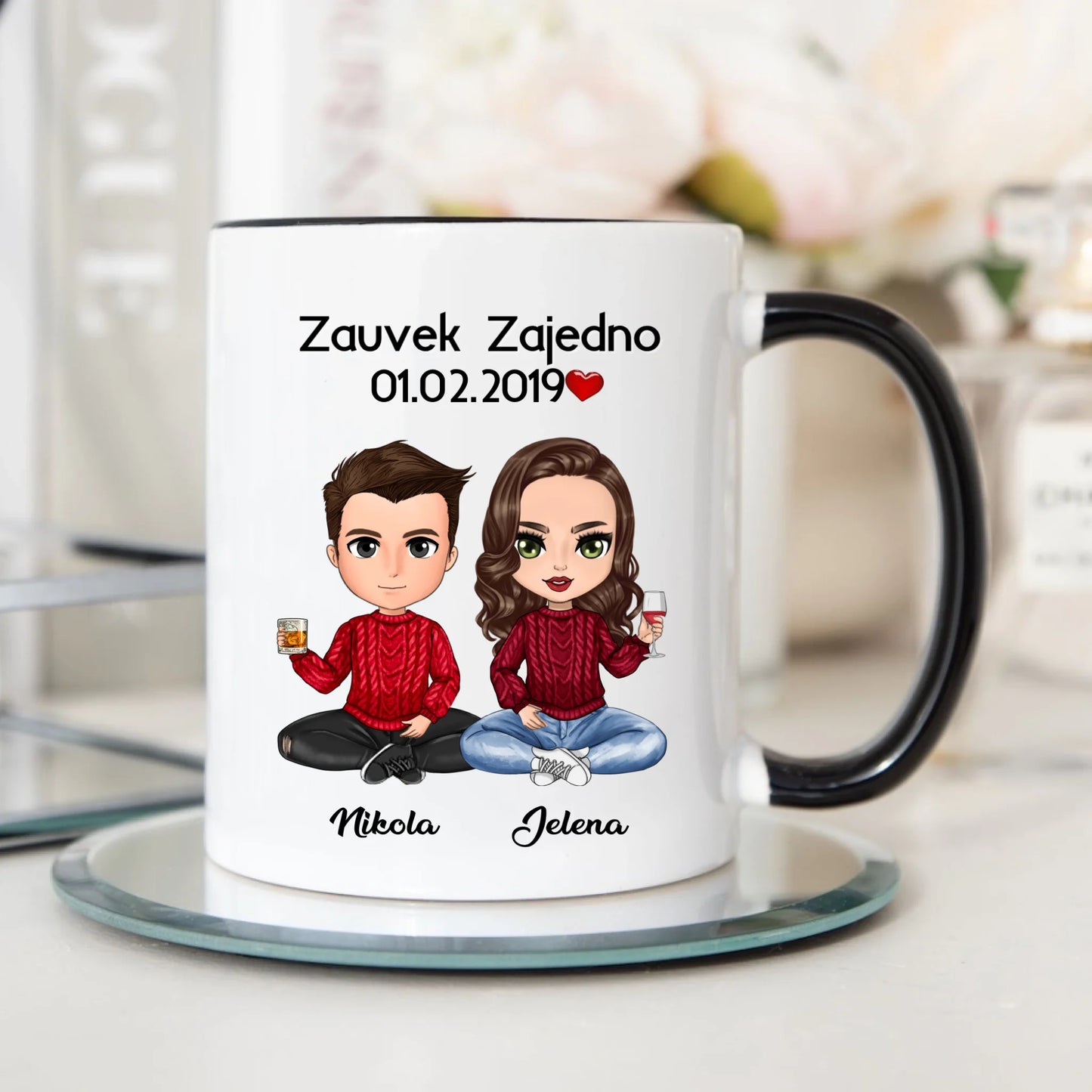 Zauvek zajedno šolja