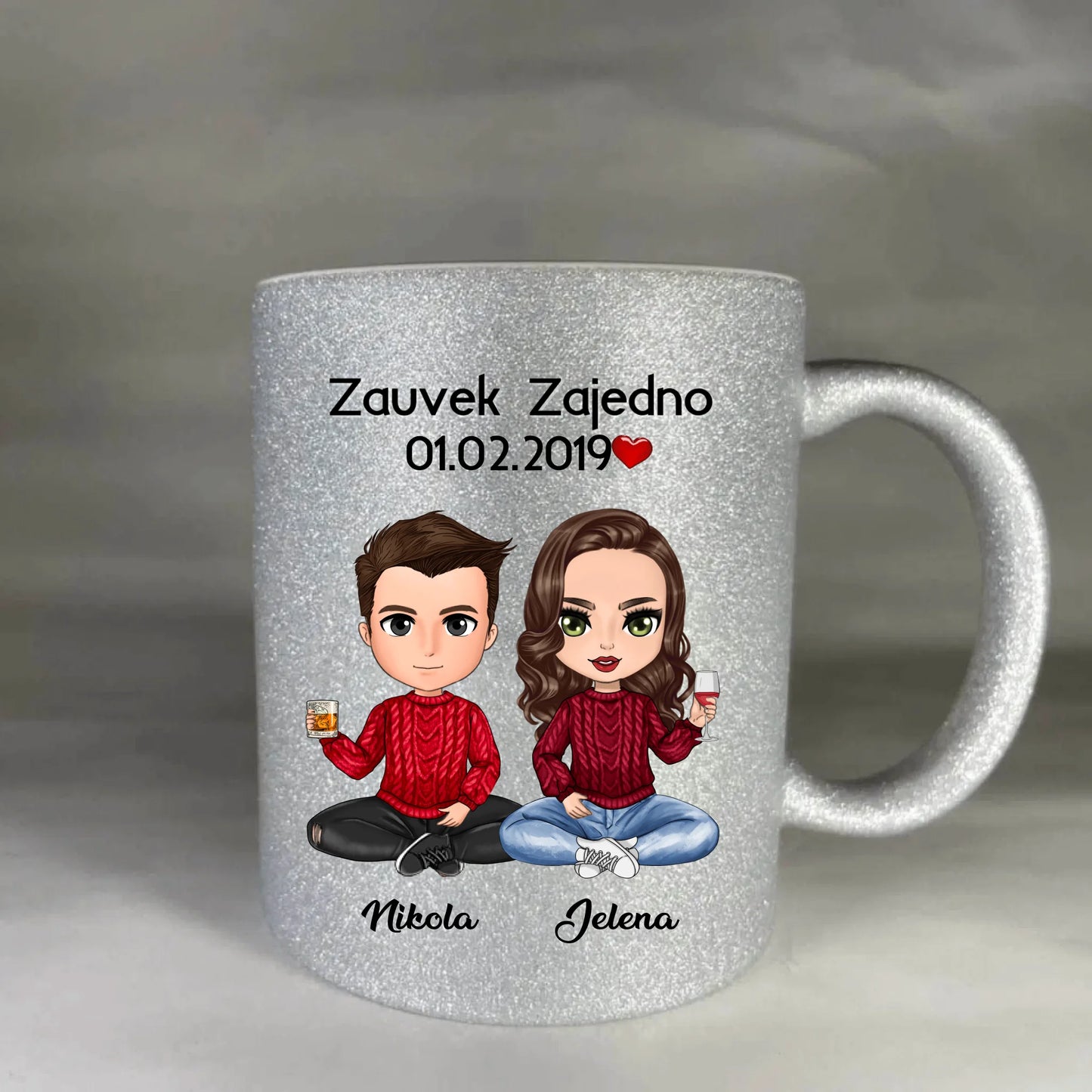Zauvek zajedno šolja