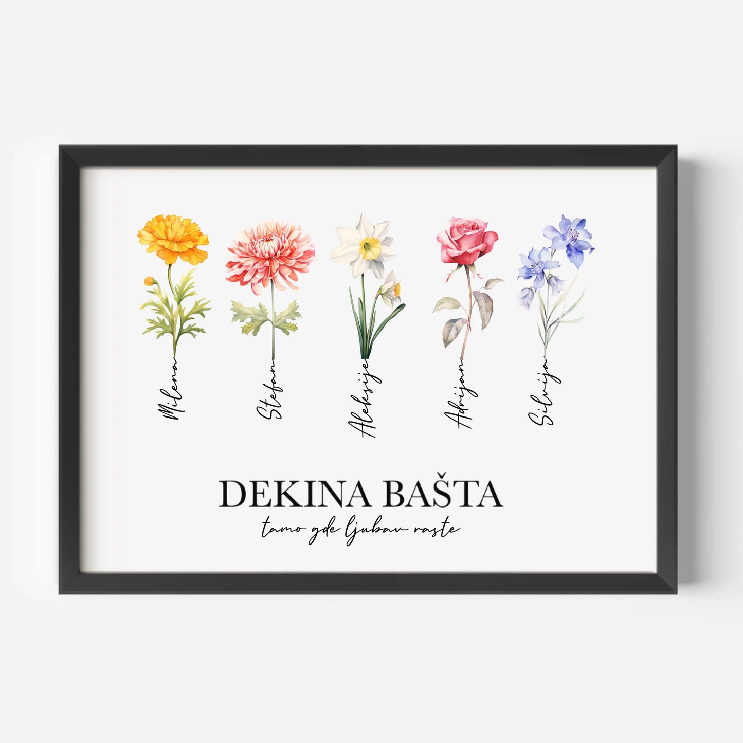 Dekina Bašta - Uramljen Poster