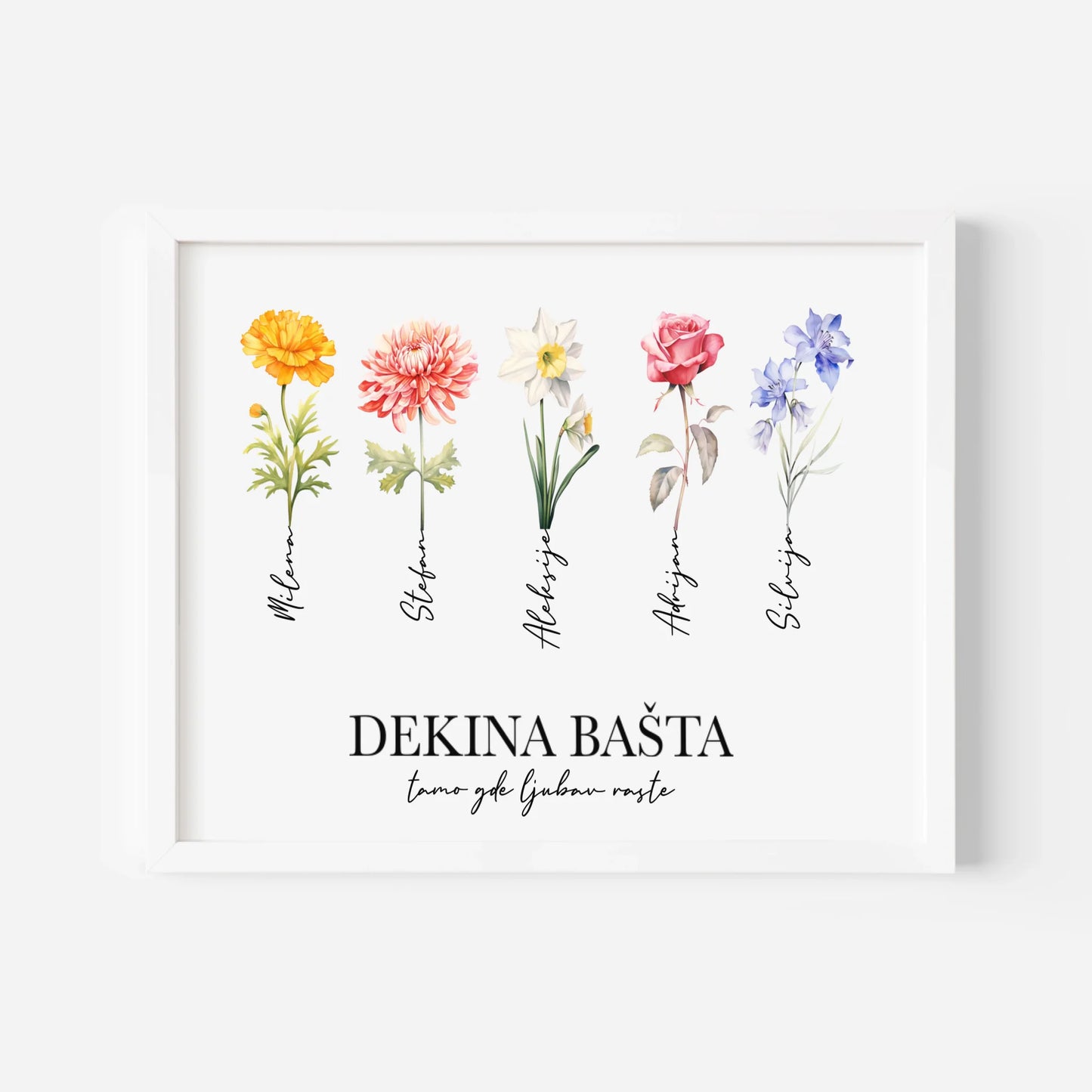 Dekina Bašta - Uramljen Poster