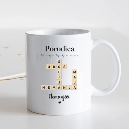 Personalizovana šoljica za Porodicu