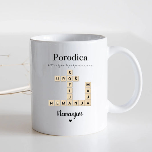Personalizovana šoljica za Porodicu