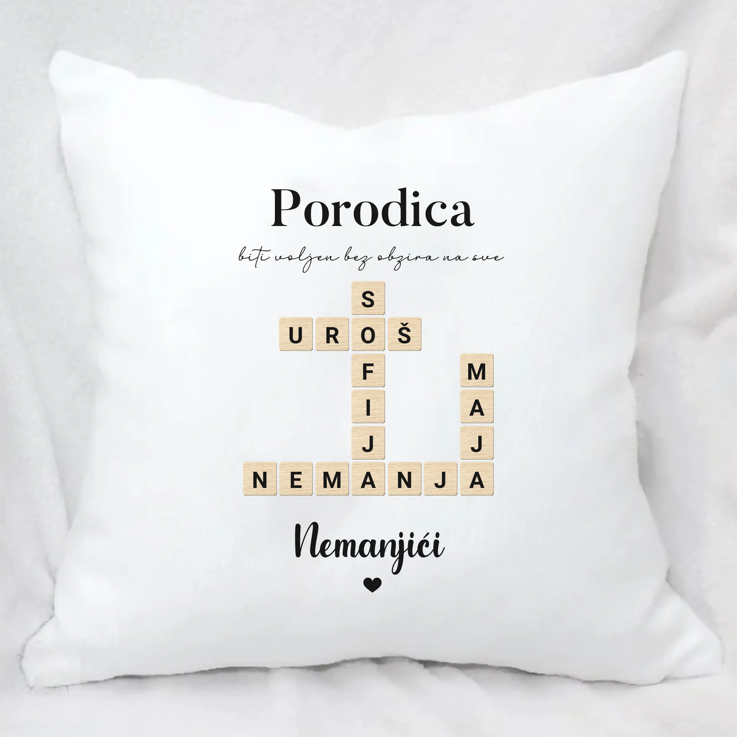 Personalizovan jastuk za Porodicu