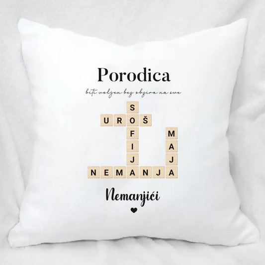 Personalizovan jastuk za Porodicu