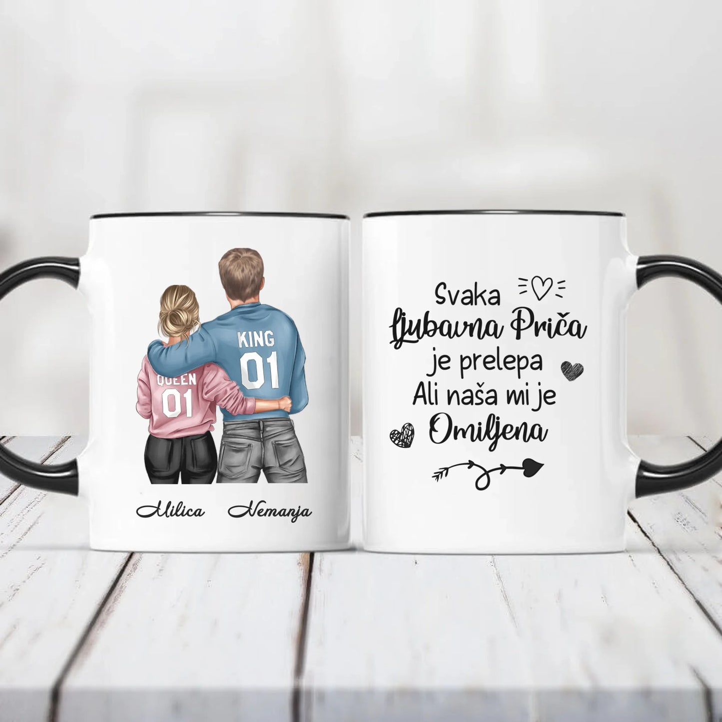 King & Queen Šoljica