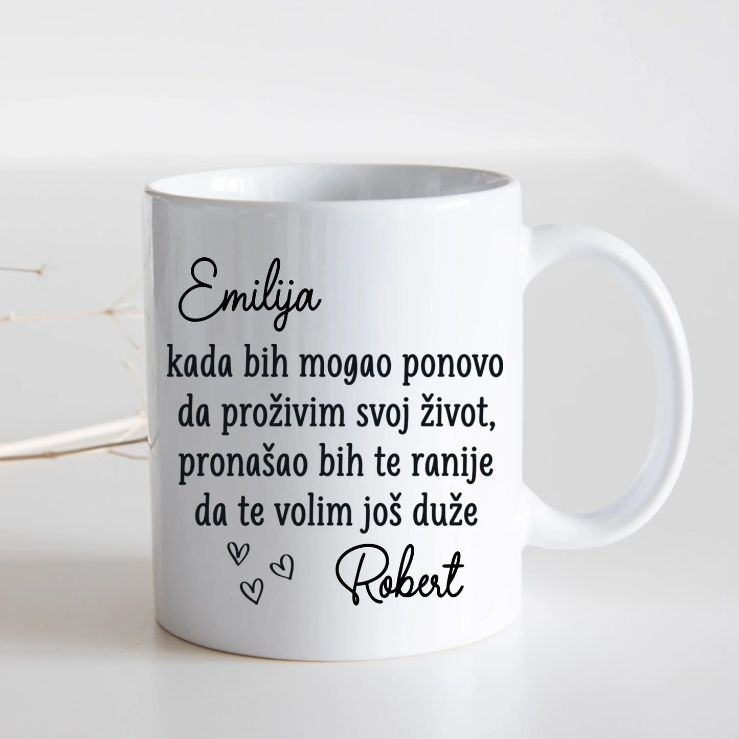Šoljica sa posvetom za parove