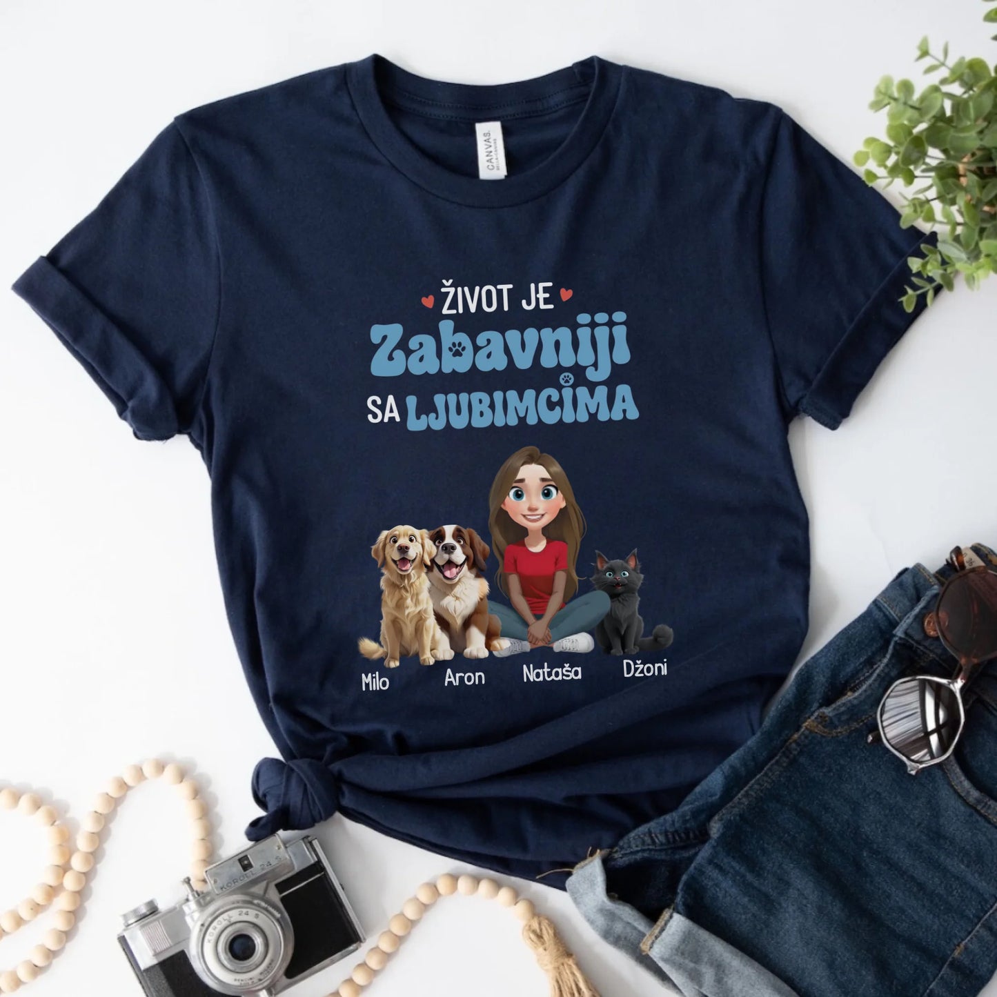 Život je zabavniji sa ljubimcima - Majica