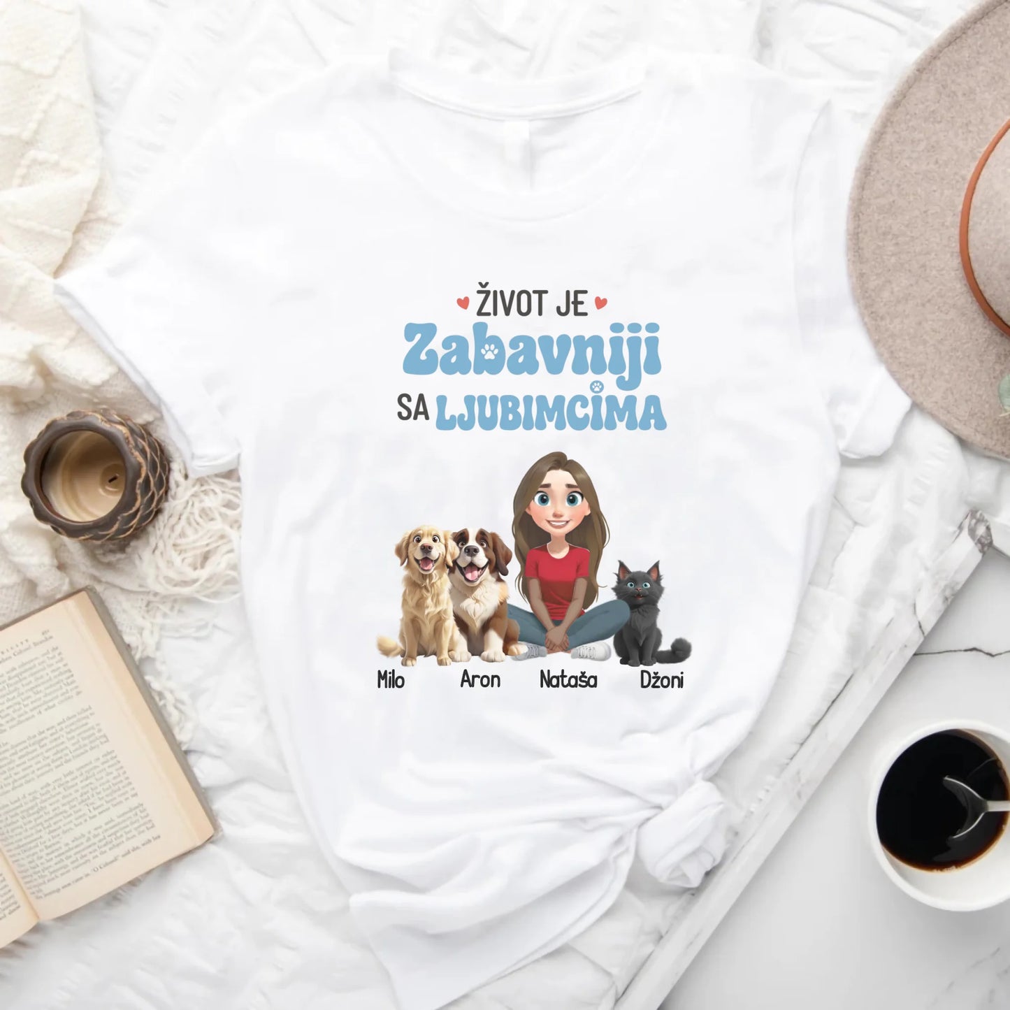 Život je zabavniji sa ljubimcima - Majica