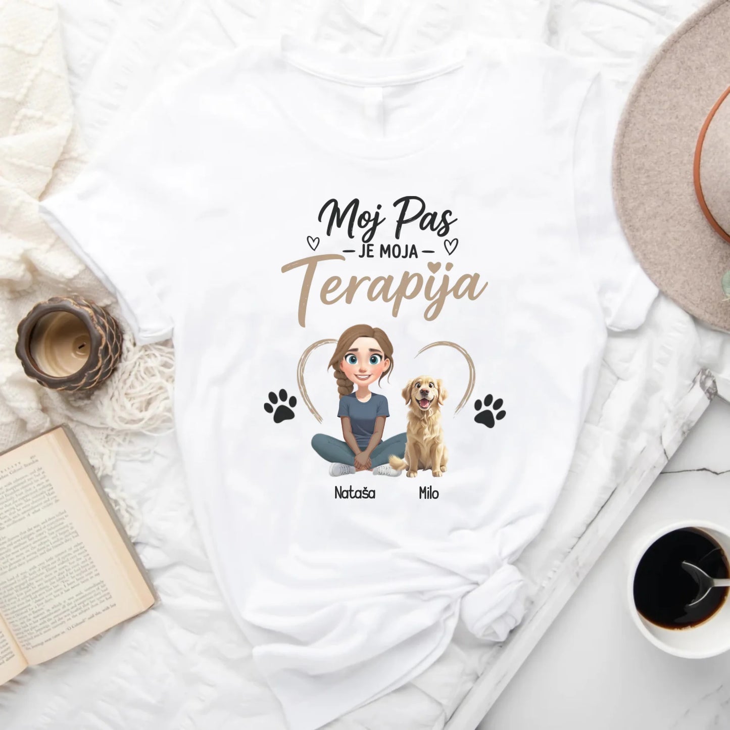 Moj pas je moja terapija - Majica