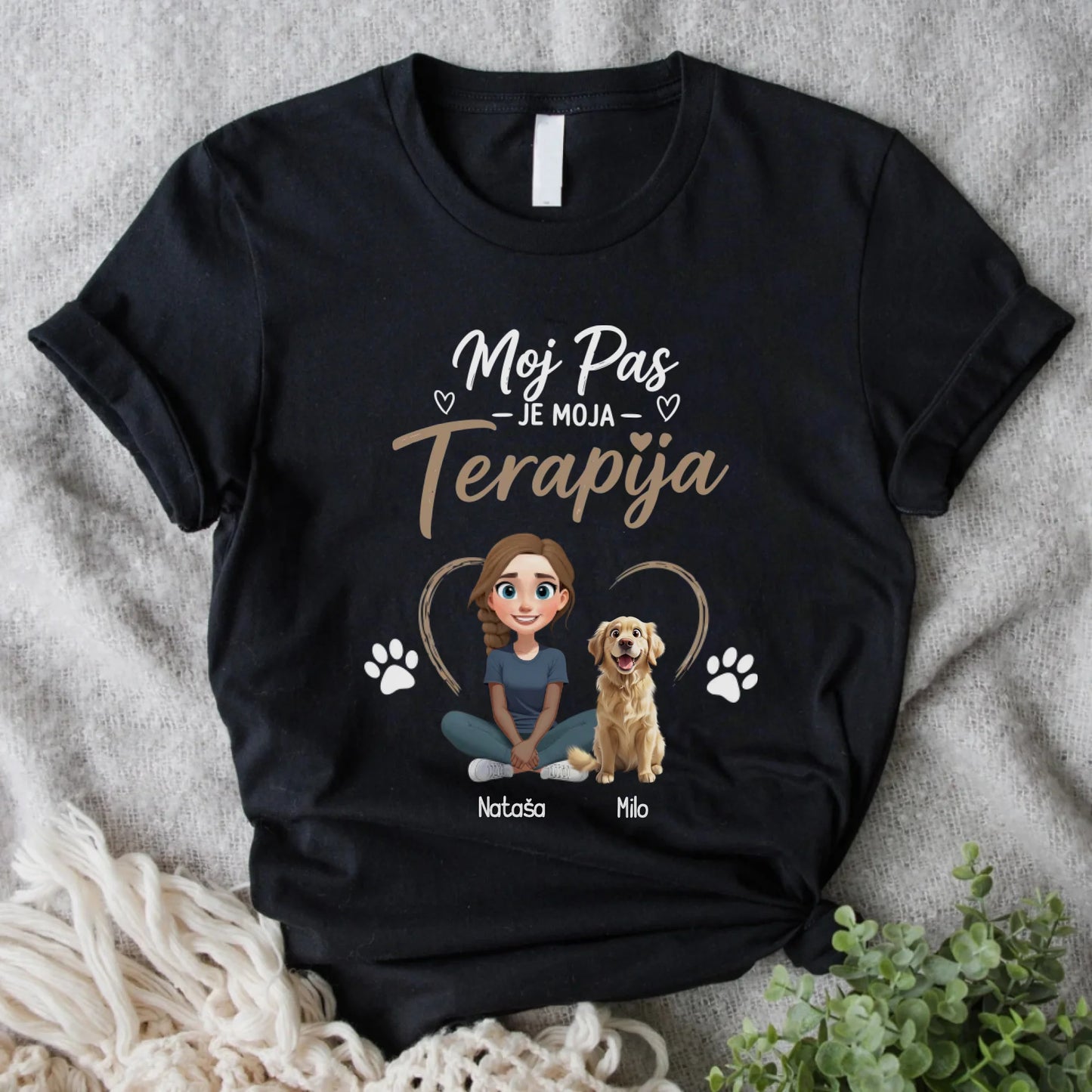 Moj pas je moja terapija - Majica