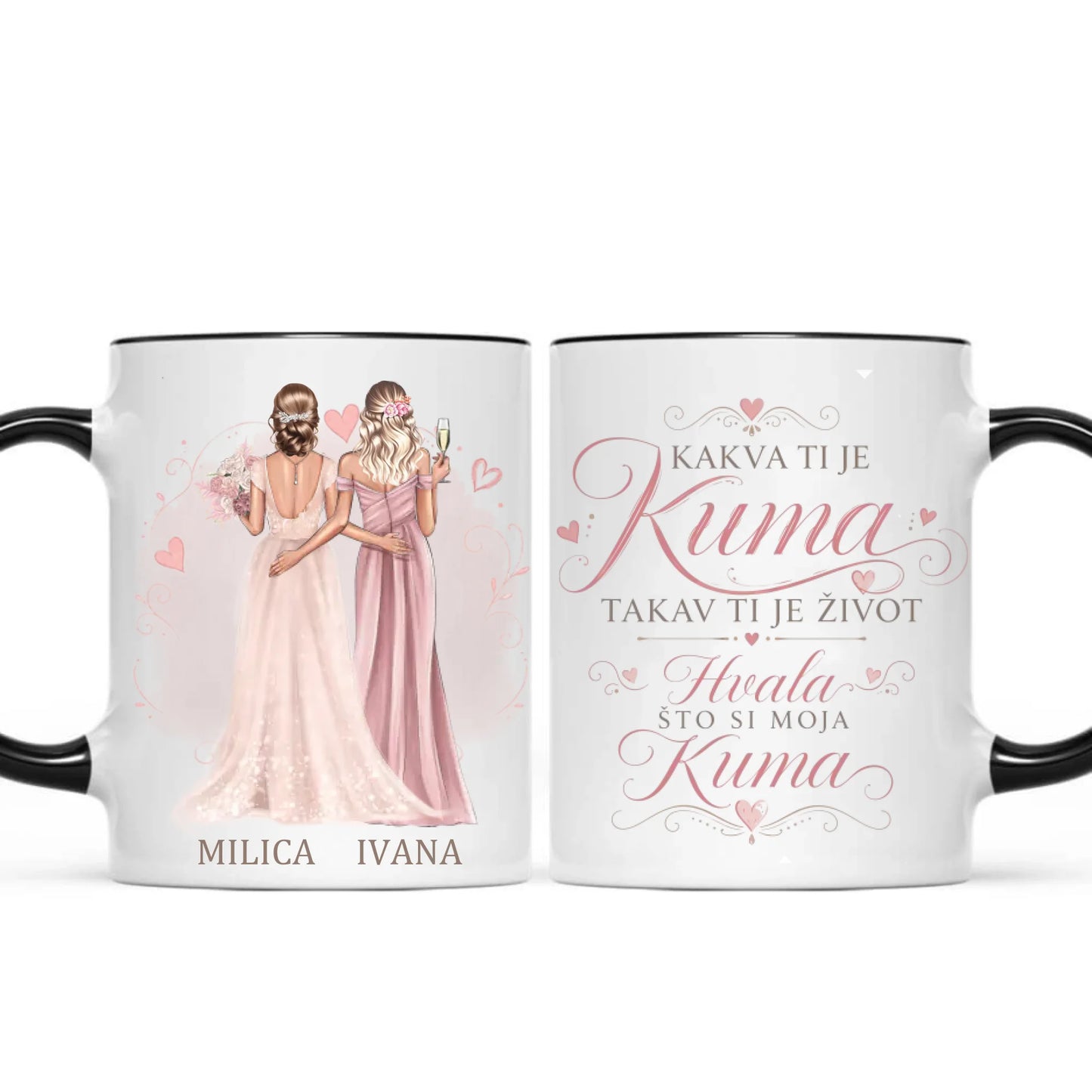 Personalizovana Šoljica za Kumu - Kakva ti je Kuma takav ti je život