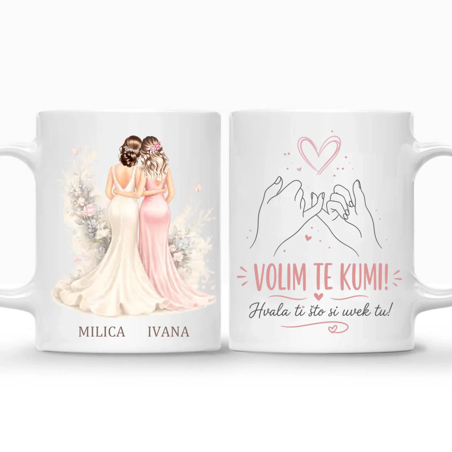 Personalizovana Šoljica za Kumu - Volim te Kumi