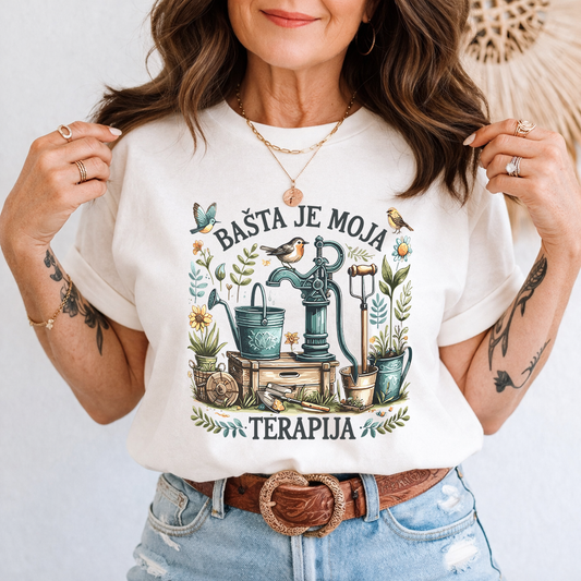 Bašta je moja terapija - Majica