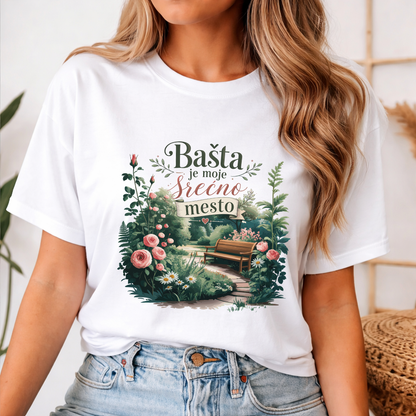 Bašta je moje srećno mesto - Majica