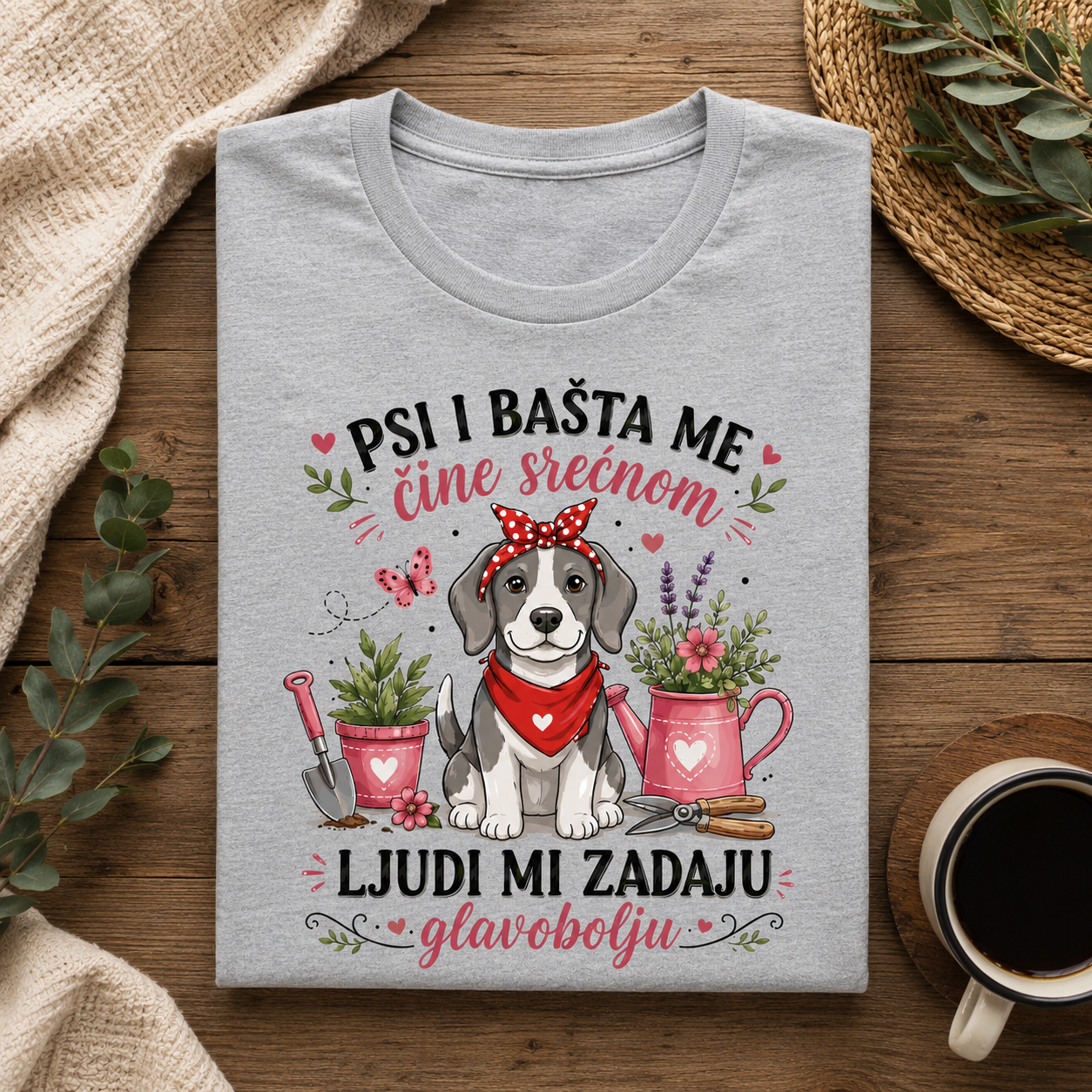 Psi, bašta i mir – Majica