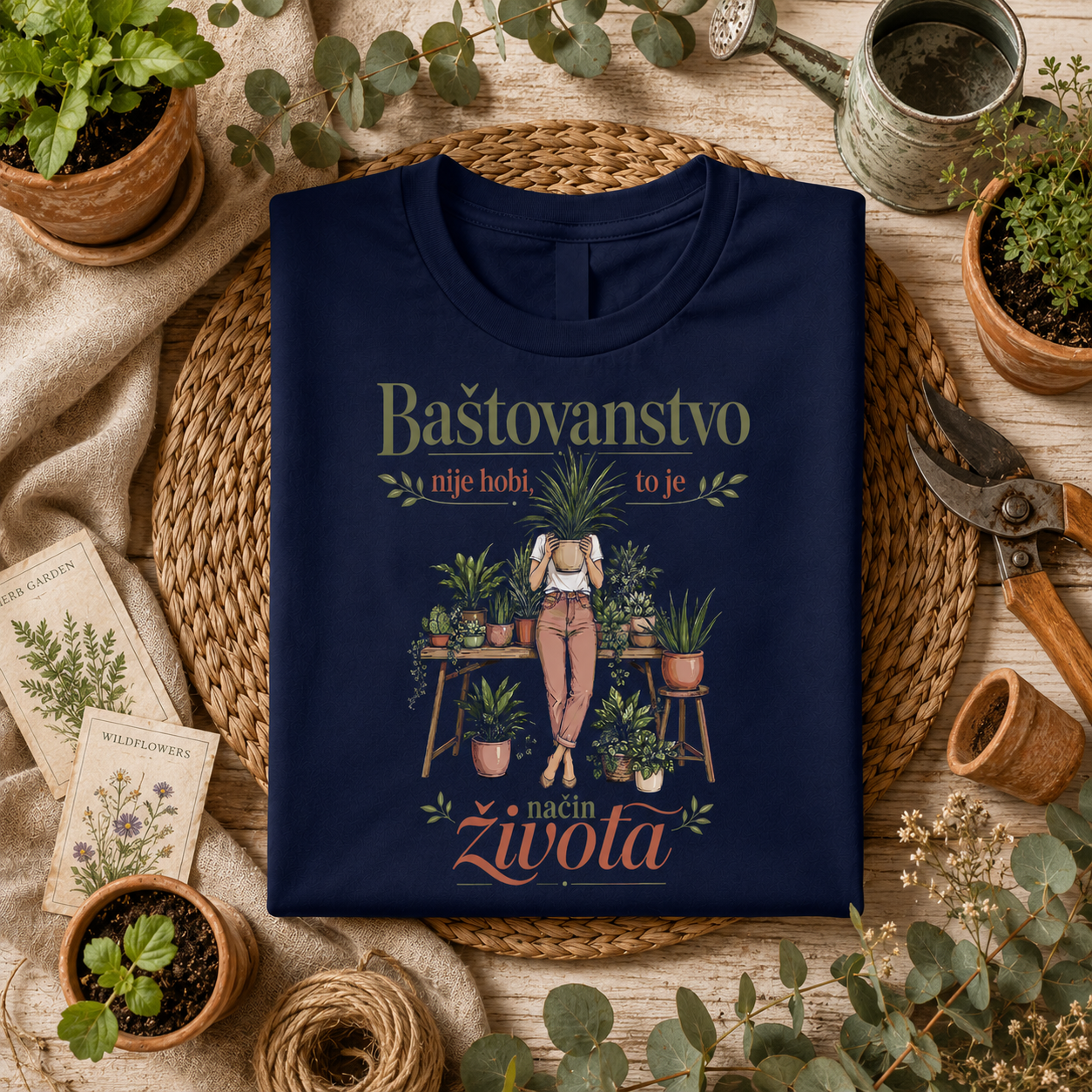 Baštovanstvo - nije hobi to je način života - Majica