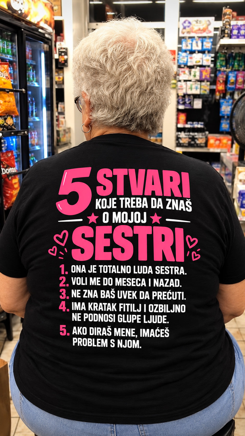 5 stvari o mojoj sestri - Majica