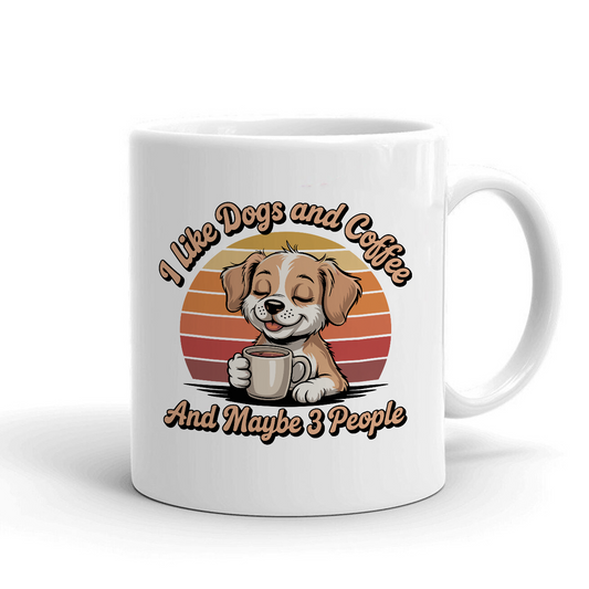 I like dogs and coffee - Šoljica