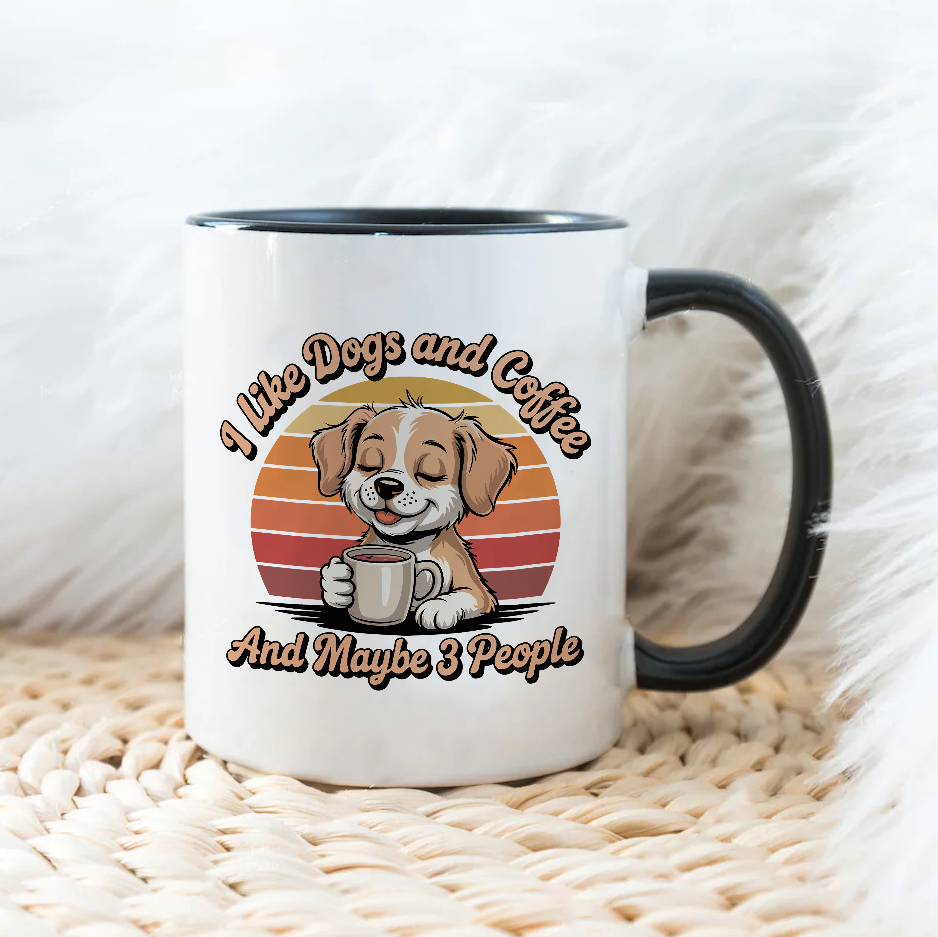 I like dogs and coffee - Šoljica