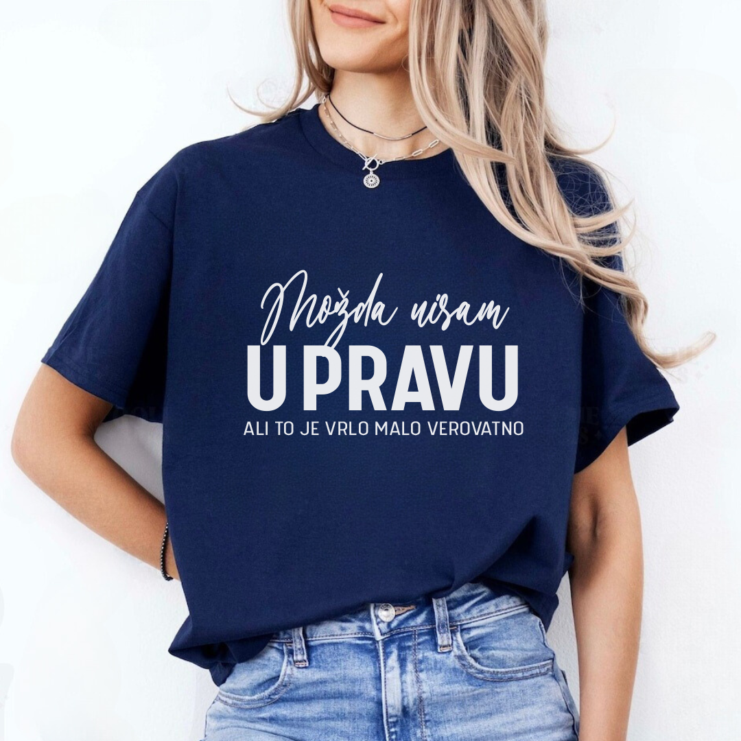 Možda nisam u pravu ali to je vrlo malo verovatno - Majica