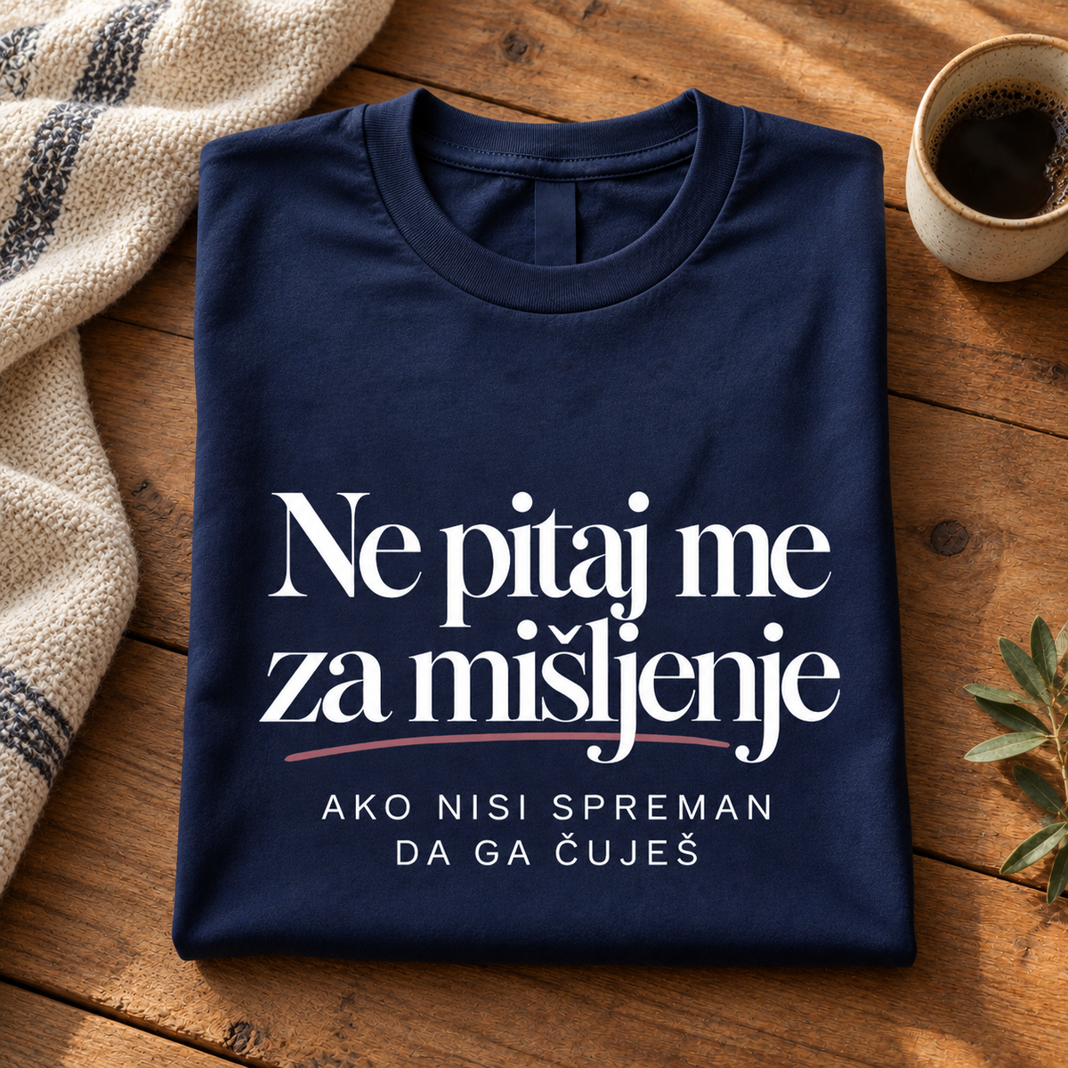 Ne pitaj me za mišljenje Ako nisi spreman da ga čuješ - Majica