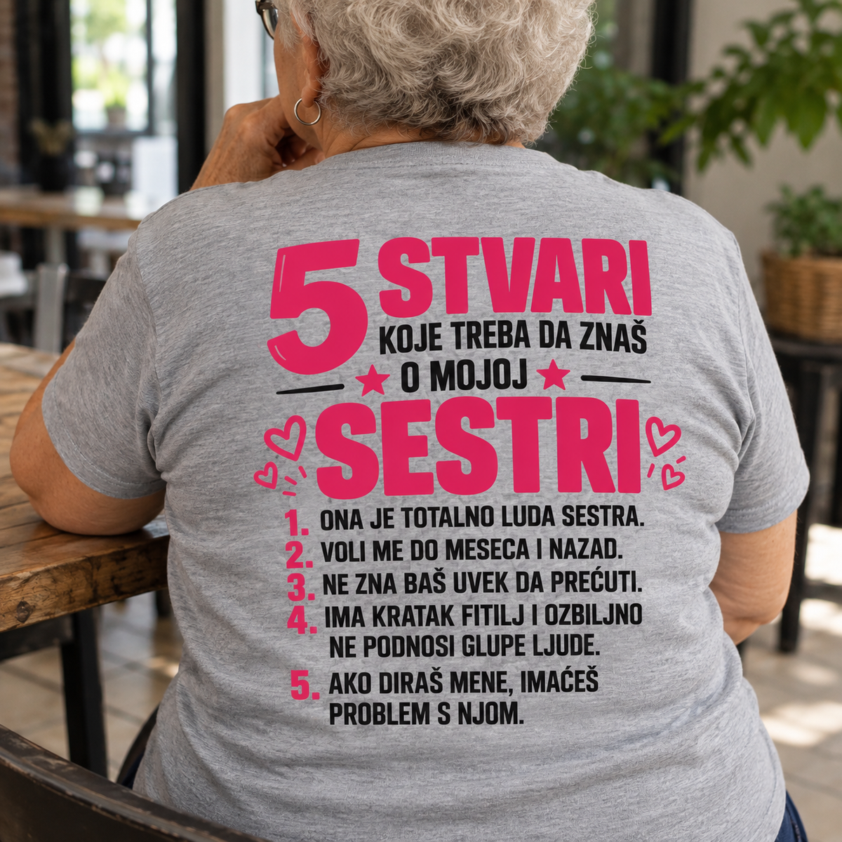 5 stvari o mojoj sestri - Majica