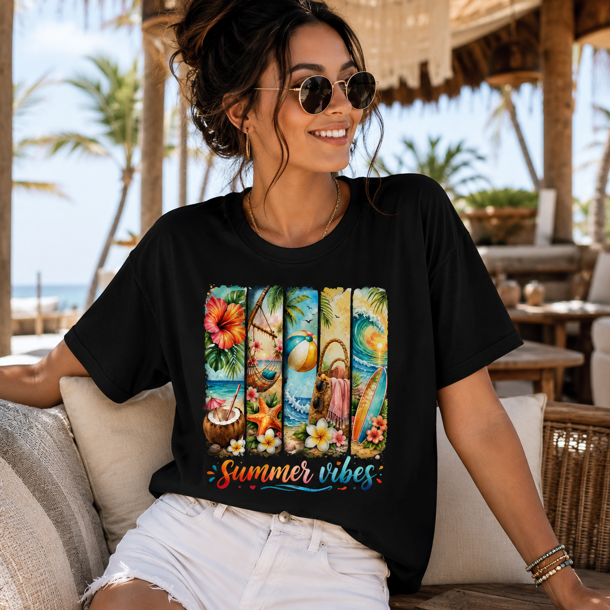 Summer Vibes – Tropical Beach - Majica
