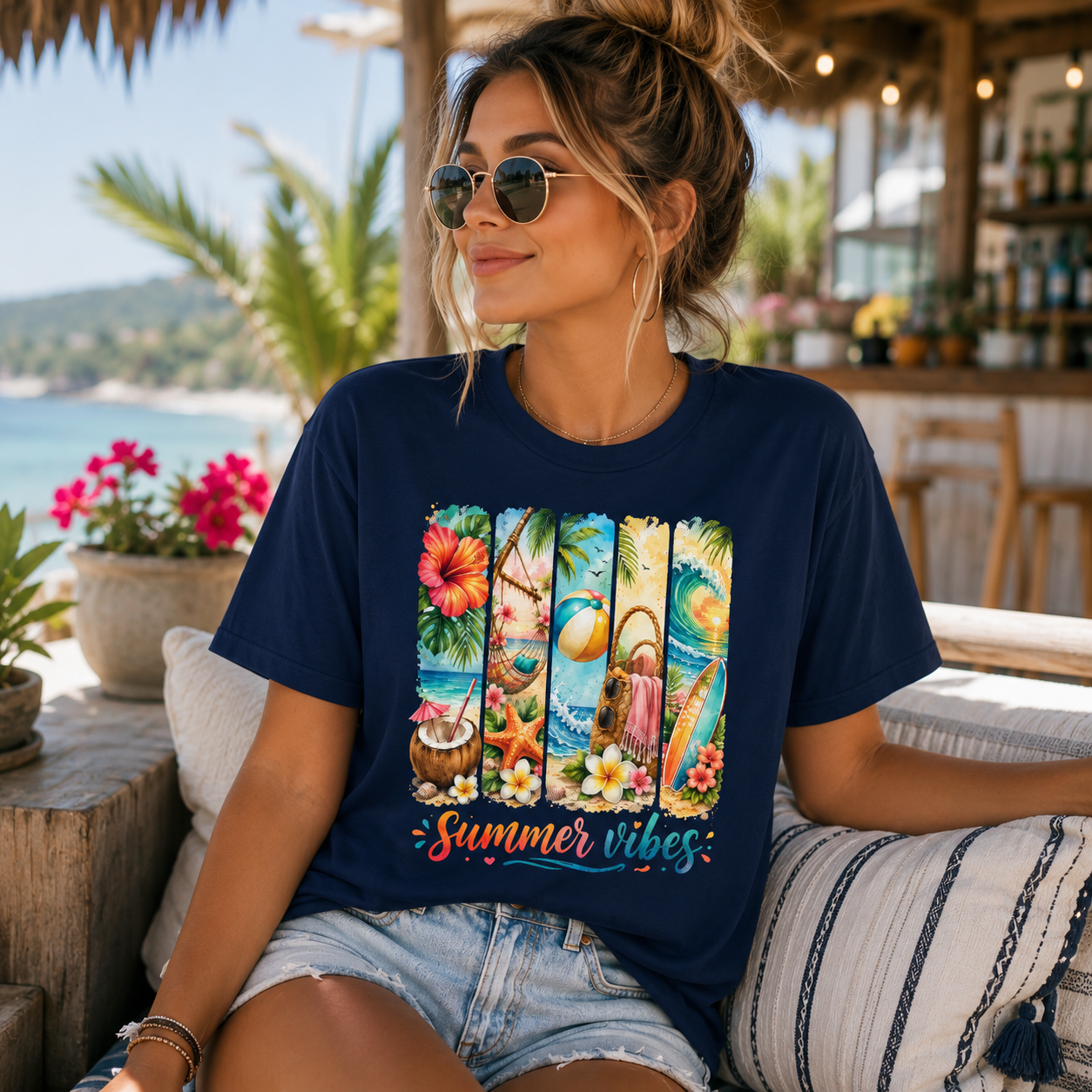 Summer Vibes – Tropical Beach - Majica